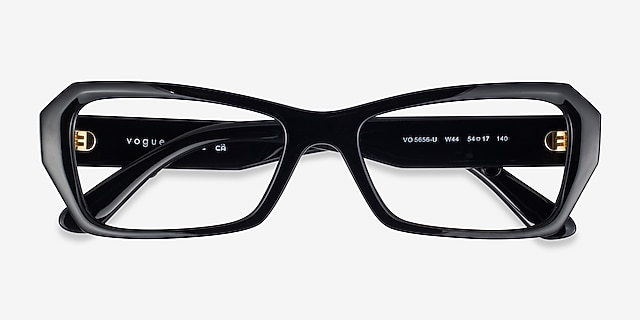 Vogue Eyewear VO5656U Black PlasticEyeglass Frames from EyeBuyDirect, Closed View