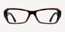Vogue Eyewear VO5656U Dark Tortoise PlasticEyeglass Frames d'EyeBuyDirect, Vue de Face