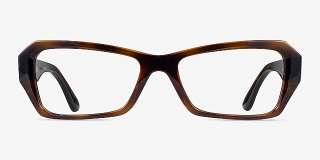 Vogue Eyewear VO5656U Dark Tortoise PlasticEyeglass Frames from EyeBuyDirect, Front View