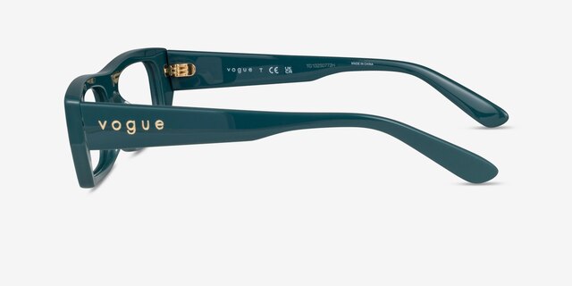 Vogue Eyewear VO5660U Full Green AcétateMontures de lunettes de vue d'EyeBuyDirect, Vue de Côté