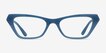 Vogue Eyewear VO5670 Opal Blue Alternative MaterialsEyeglass Frames from EyeBuyDirect, Front View