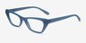 Vogue Eyewear VO5670 Opal Blue Eco-friendlyEyeglass Frames from EyeBuyDirect, Angle View