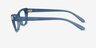Vogue Eyewear VO5670 Opal Blue Eco-friendlyEyeglass Frames from EyeBuyDirect, Side View