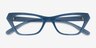 Vogue Eyewear VO5670 Opal Blue Eco-friendlyEyeglass Frames from EyeBuyDirect, Closed View