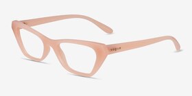 Vogue Eyewear VO5670 Opal Rose Éco-responsable Montures de lunettes de vue d'EyeBuyDirect, Vue d'Angle