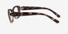 Vogue Eyewear VO5676 Transparent Brown Matériaux biosourcésMontures de lunettes de vue d'EyeBuyDirect, Vue de Côté