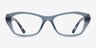Vogue Eyewear VO5676 Transparent Blue Alternative MaterialsEyeglass Frames from EyeBuyDirect, Front View