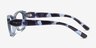 Vogue Eyewear VO5676 Transparent Blue Alternative MaterialsEyeglass Frames from EyeBuyDirect, Side View