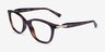 Vogue Eyewear VO5679B Brown Tortoise Alternative MaterialsEyeglass Frames from EyeBuyDirect, Angle View