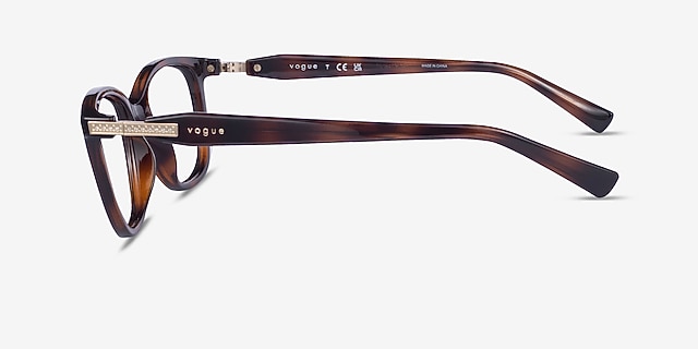 Vogue Eyewear VO5679B Brown Tortoise Alternative MaterialsEyeglass Frames from EyeBuyDirect, Side View