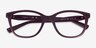 Vogue Eyewear VO5679B Transparent Cherry Eco-friendlyEyeglass Frames from EyeBuyDirect, Closed View