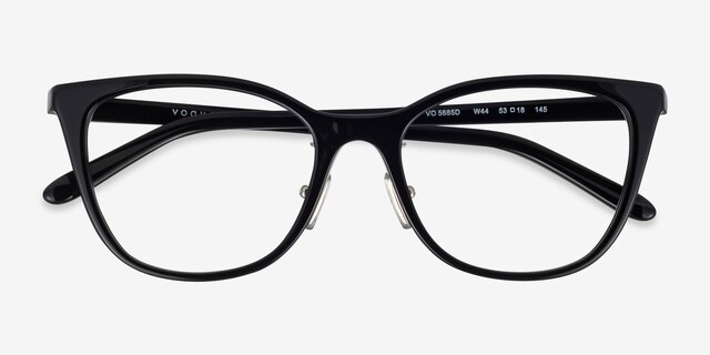 Vogue Eyewear VO5685D Black Alternative MaterialsEyeglass Frames from EyeBuyDirect, Closed View
