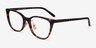 Vogue Eyewear VO5685D Dark Tortoise Alternative MaterialsEyeglass Frames from EyeBuyDirect, Angle View