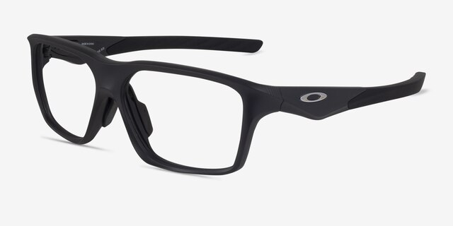 Oakley Versafuse SQ Satin Black PlastiqueMontures de lunettes de vue d'EyeBuyDirect, Vue d'Angle
