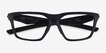 Oakley Versafuse SQ Satin Black PlasticEyeglass Frames from EyeBuyDirect, Closed View