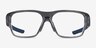Oakley Versafuse SQ Gray Shadow PlastiqueMontures de lunettes de vue d'EyeBuyDirect, Vue de Face