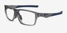 Oakley Versafuse SQ Gray Shadow PlastiqueMontures de lunettes de vue d'EyeBuyDirect, Vue d'Angle