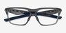 Oakley Versafuse SQ Gray Shadow PlastiqueMontures de lunettes de vue d'EyeBuyDirect, Vue Rapprochée