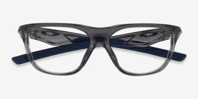 Oakley Versafuse SS Gray Shadow PlastiqueMontures de lunettes de vue d'EyeBuyDirect, Vue Rapprochée