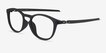 Oakley Pitchman R Carbon A Satin Black PlasticEyeglass Frames from EyeBuyDirect, Angle View