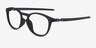 Oakley Pitchman R Carbon A Satin Black PlastiqueMontures de lunettes de vue d'EyeBuyDirect, Vue d'Angle