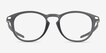 Oakley Pitchman R Carbon A Satin Gray Smoke PlasticEyeglass Frames from EyeBuyDirect, Front View