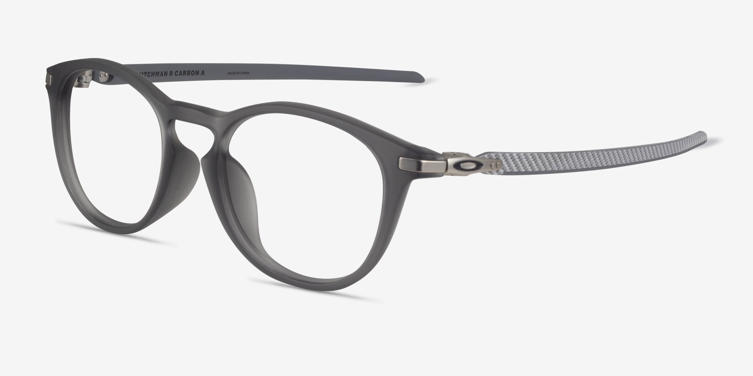 Oakley Pitchman R Carbon A - Round Satin Black Frame Glasses For