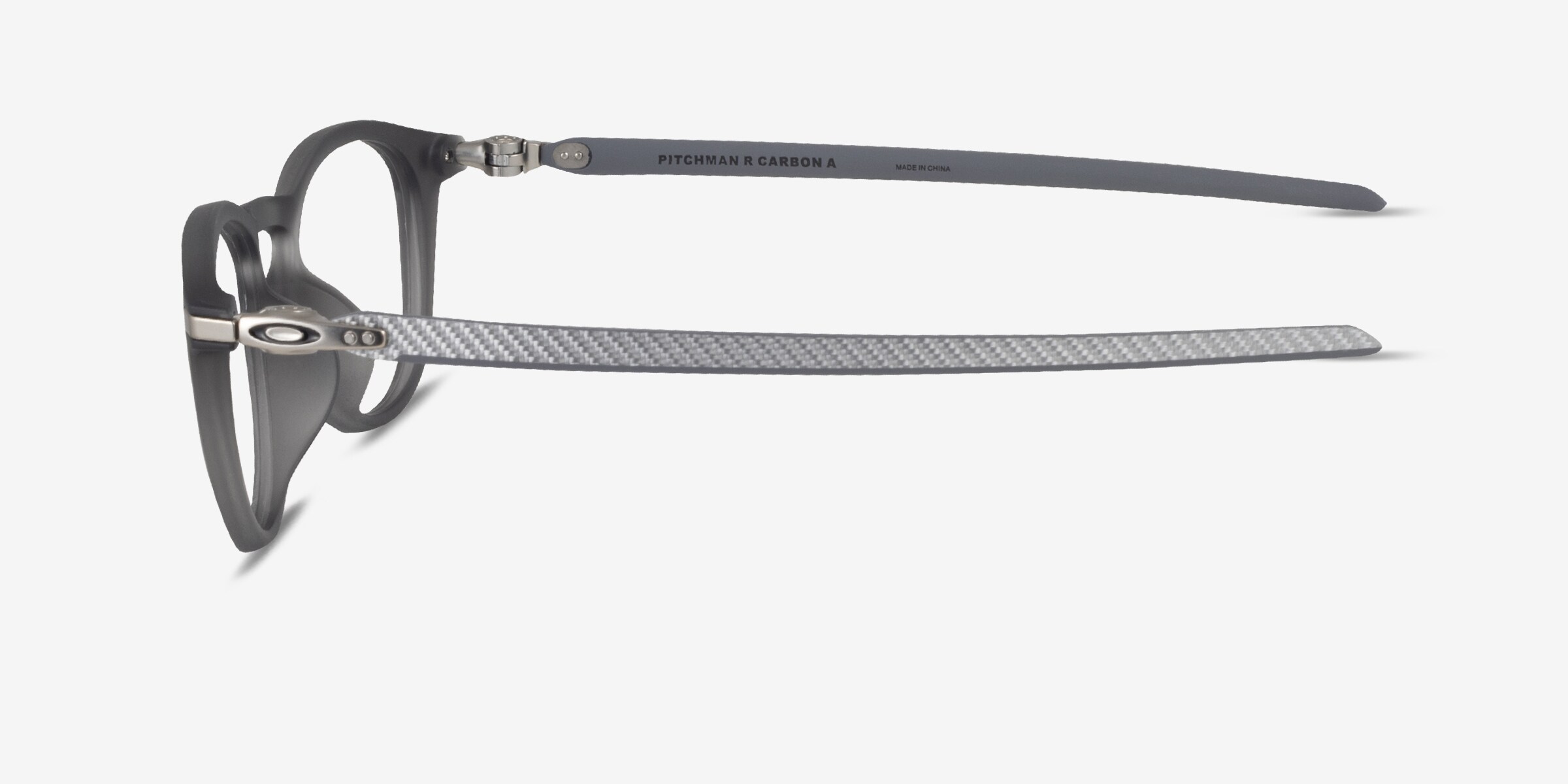 Oakley Pitchman R Carbon A - Round Satin Black Frame Glasses For