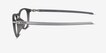 Oakley Pitchman R Carbon A Satin Gray Smoke PlasticEyeglass Frames from EyeBuyDirect, Side View