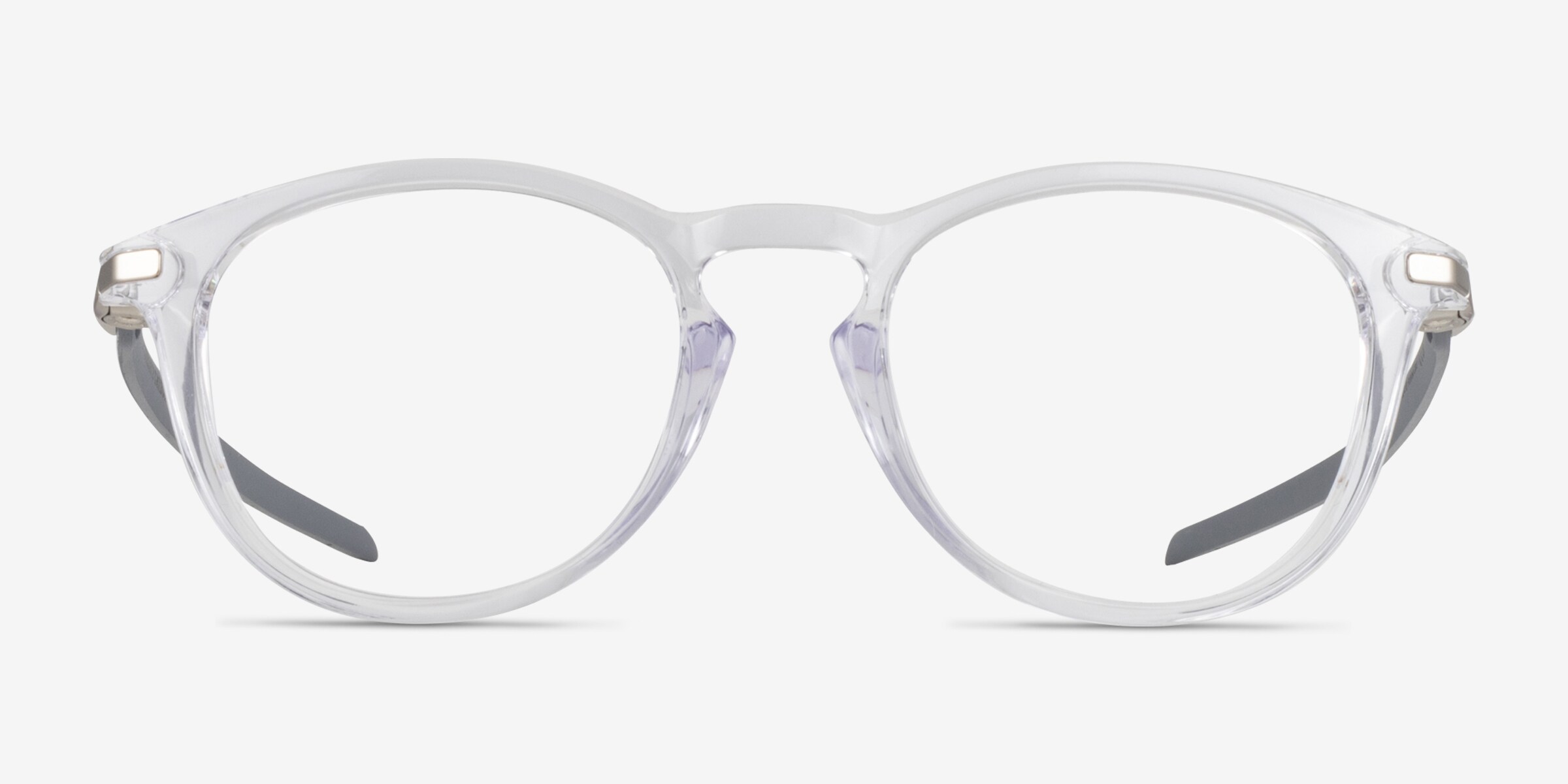 Oakley Pitchman R Carbon A - Round Polished Clear Frame Glasses