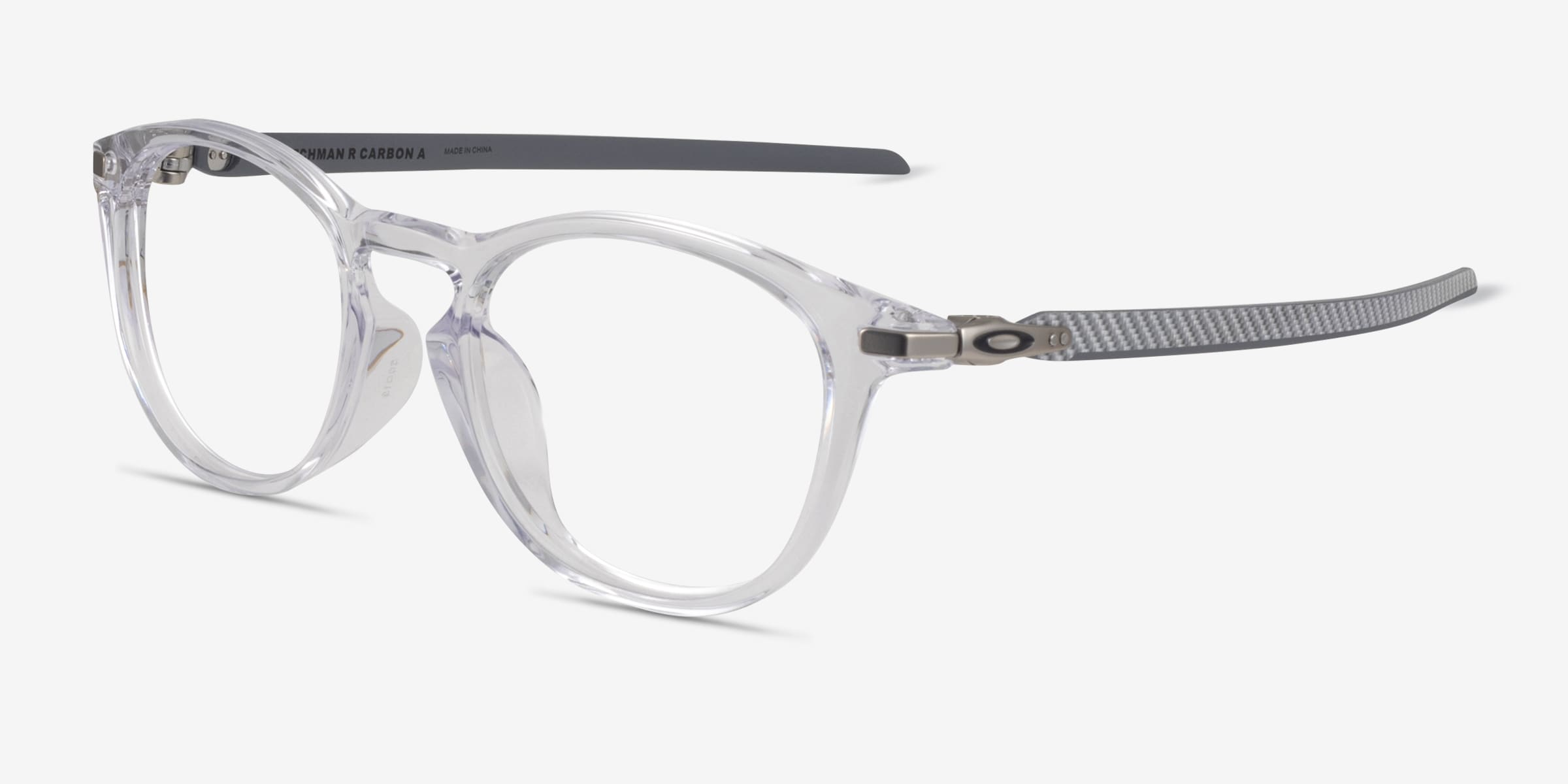 Oakley Pitchman R Carbon A - Round Satin Black Frame Glasses For