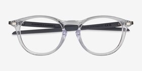 Oakley Pitchman R Carbon A Polished Clear Plastique Montures de lunettes de vue d'EyeBuyDirect, Vue Rapprochée