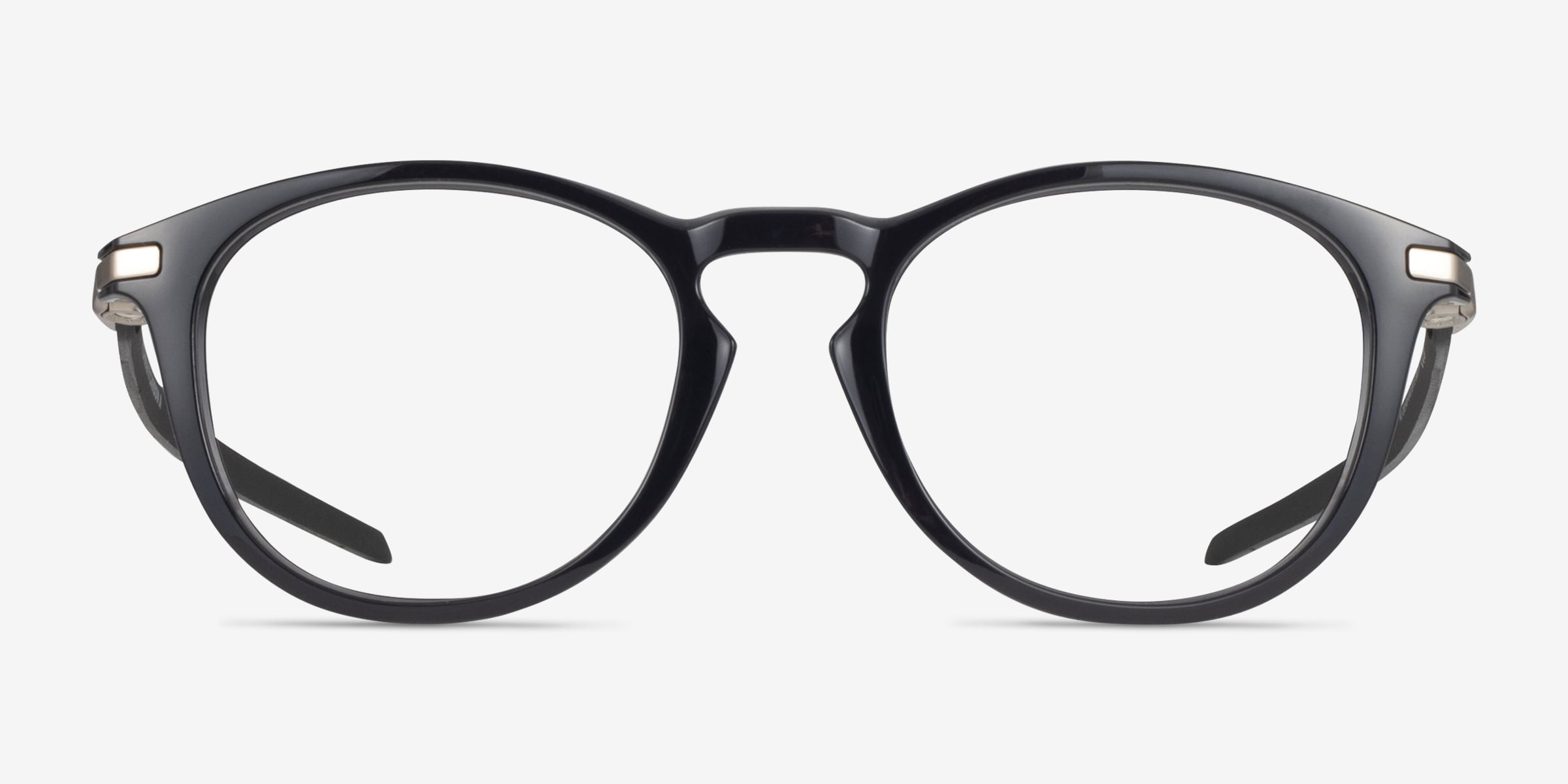 Oakley Pitchman R Carbon A - Round Black Ink Frame Glasses For Men
