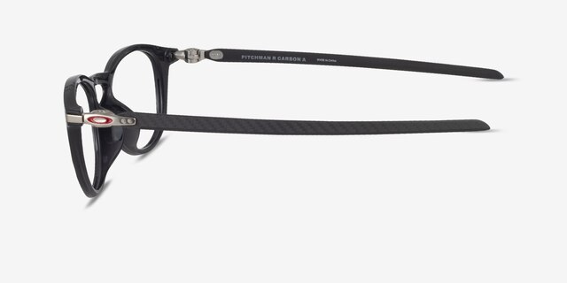 Oakley Pitchman R Carbon A Black Ink PlastiqueMontures de lunettes de vue d'EyeBuyDirect, Vue de Côté