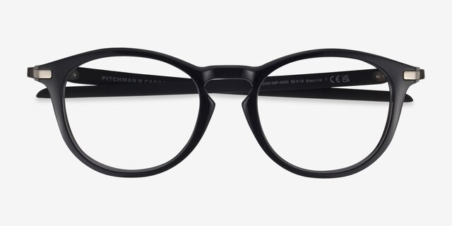 Oakley Pitchman R Carbon A Black Ink PlastiqueMontures de lunettes de vue d'EyeBuyDirect, Vue Rapprochée