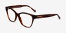 Coach HC6207U Caramel Tortoise AcetateEyeglass Frames from EyeBuyDirect, Angle View