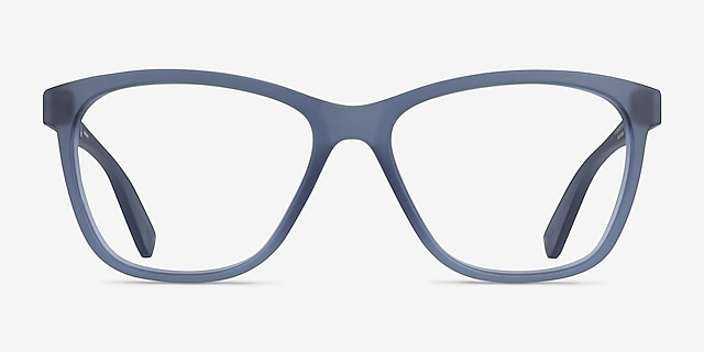 Oakley Alias Matte Trans Abyss PlastiqueMontures de lunettes de vue d'EyeBuyDirect, Vue de Face