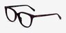 Coach HC6223U Ruby Pearl Signature C AcetateEyeglass Frames from EyeBuyDirect, Angle View