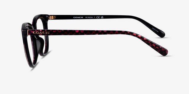 Coach HC6223U Ruby Pearl Signature C AcetateEyeglass Frames from EyeBuyDirect, Side View