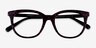 Coach HC6223U Ruby Pearl Signature C AcetateEyeglass Frames from EyeBuyDirect, Closed View