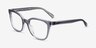 Coach HC6225U Dark Gray AcetateEyeglass Frames from EyeBuyDirect, Angle View