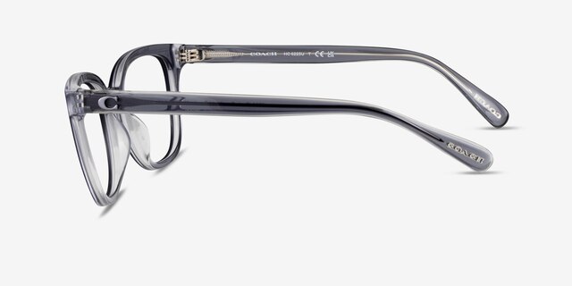 Coach HC6225U Dark Gray AcetateEyeglass Frames from EyeBuyDirect, Side View