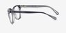 Coach HC6225U Dark Gray AcetateEyeglass Frames from EyeBuyDirect, Side View
