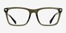 Coach HC6238U Transparent Olive AcetateEyeglass Frames from EyeBuyDirect, Front View