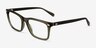 Coach HC6238U Transparent Olive AcetateEyeglass Frames from EyeBuyDirect, Angle View