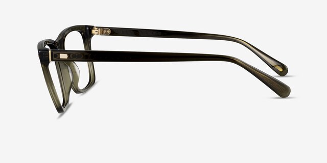 Coach HC6238U Transparent Olive AcetateEyeglass Frames from EyeBuyDirect, Side View