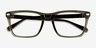 Coach HC6238U Transparent Olive AcetateEyeglass Frames from EyeBuyDirect, Closed View