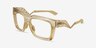 Oakley OX8190 Enigma Ink Transparent Warm Beige Eco-friendlyEyeglass Frames from EyeBuyDirect, Angle View