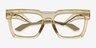 Oakley OX8190 Enigma Ink Transparent Warm Beige Eco-friendlyEyeglass Frames from EyeBuyDirect, Closed View