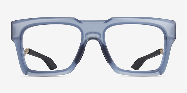 Oakley OX8190 Enigma Ink Matte Transparent Abyss Éco-responsableMontures de lunettes de vue d'EyeBuyDirect, Vue de Face